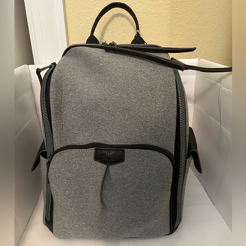 (NWT) New Aimee Kestenberg Backpack, Rome Backpack, Heather Grey, Neoprene
